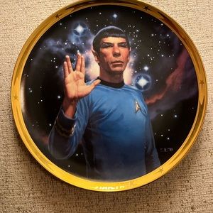 The Hamilton Collection Star Trek Spock Plate